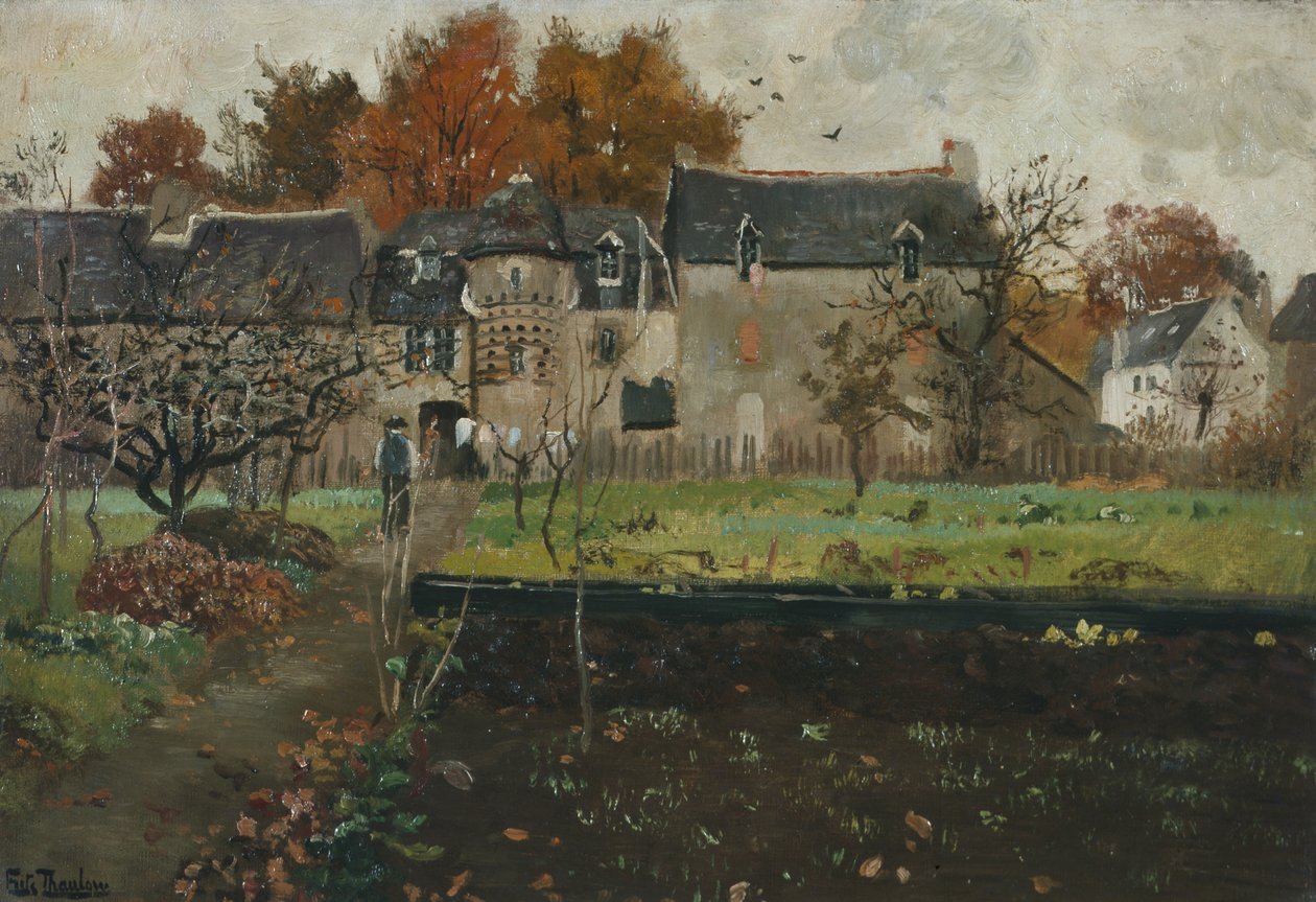 French Farm by Fritz Thaulow