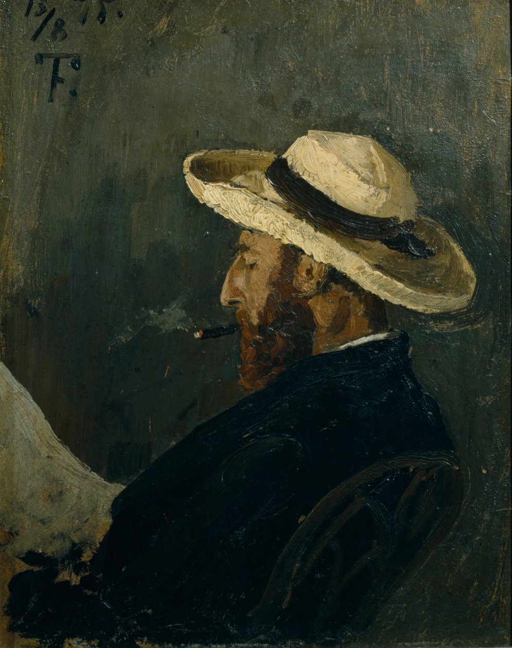 Portrait of Fredrik Collett by Fritz Thaulow