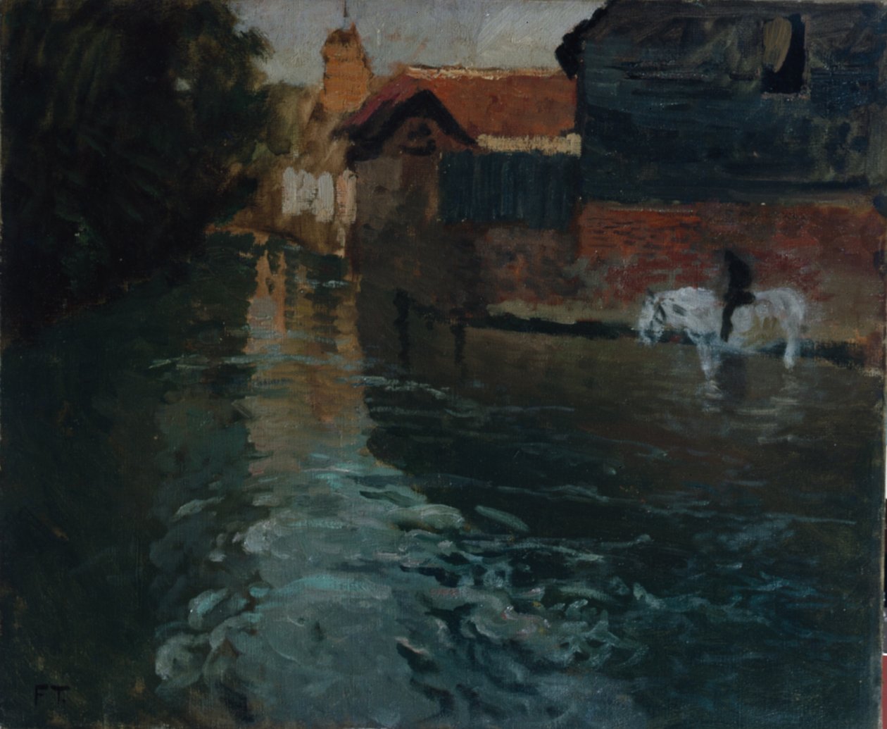 River in the North, ca 1893 by Fritz Thaulow