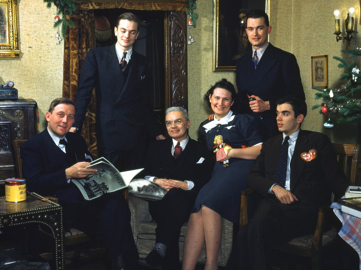 Family and Home in Dresden, Germany of Dr. Fritz Gustav Wentzel and his Wife Verna by Fritz Wentzel