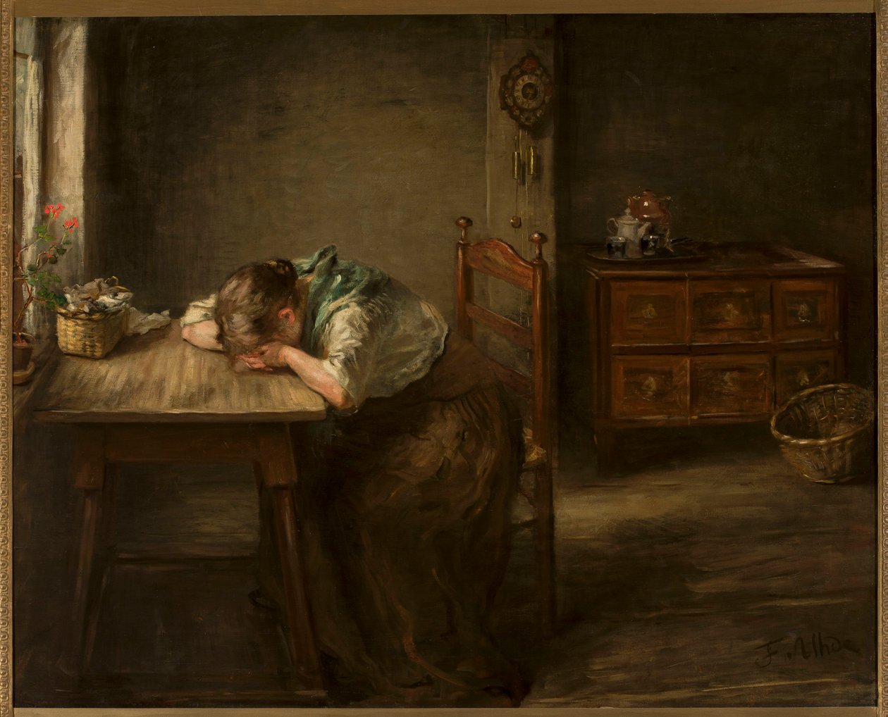 Abandoned by Fritz von Uhde