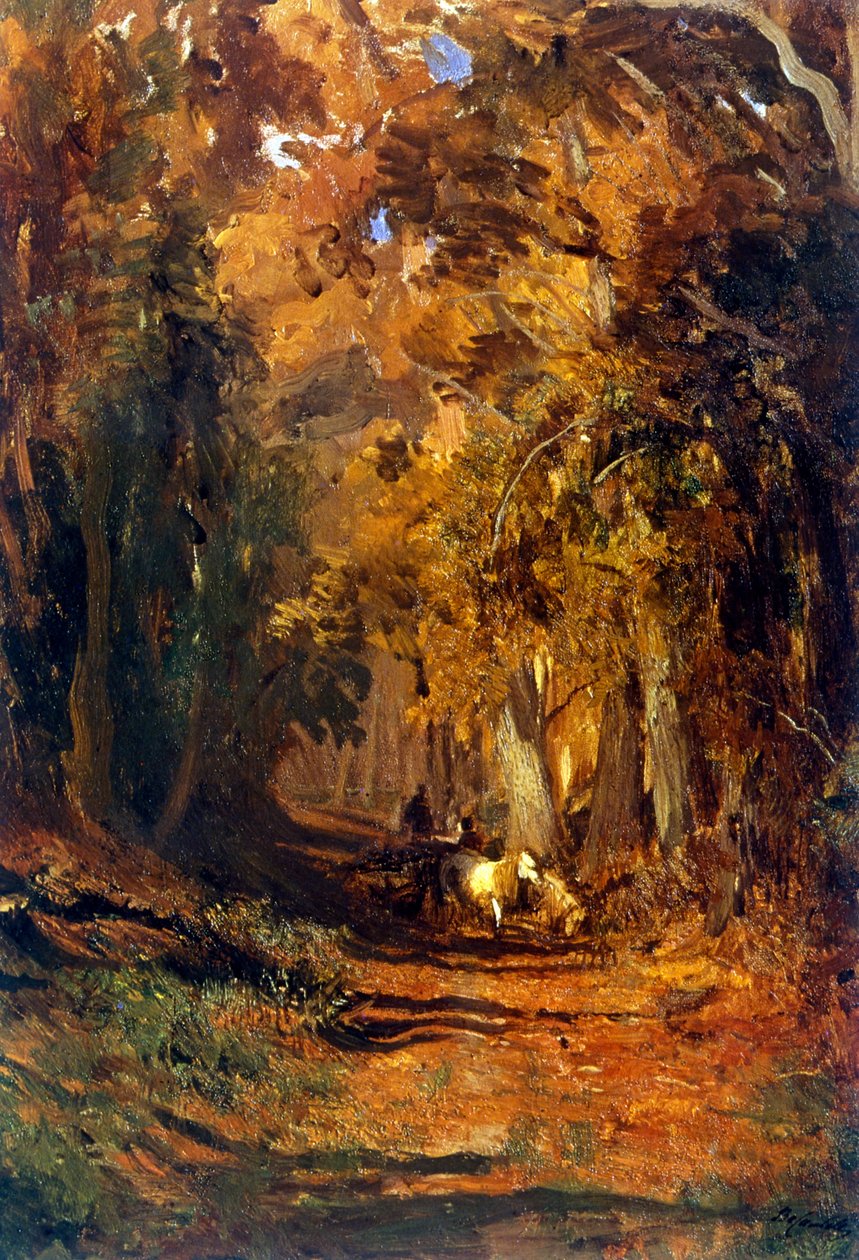 Forest in Autumn (circa 1870) by Fyodor Alexandrovich Vasilyev