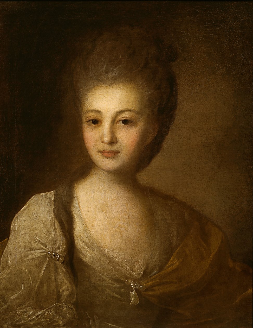 Portrait of A.P. Struiskaya by Fyodor Rokotov