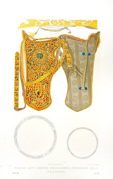 Antique saddlery - plate from 