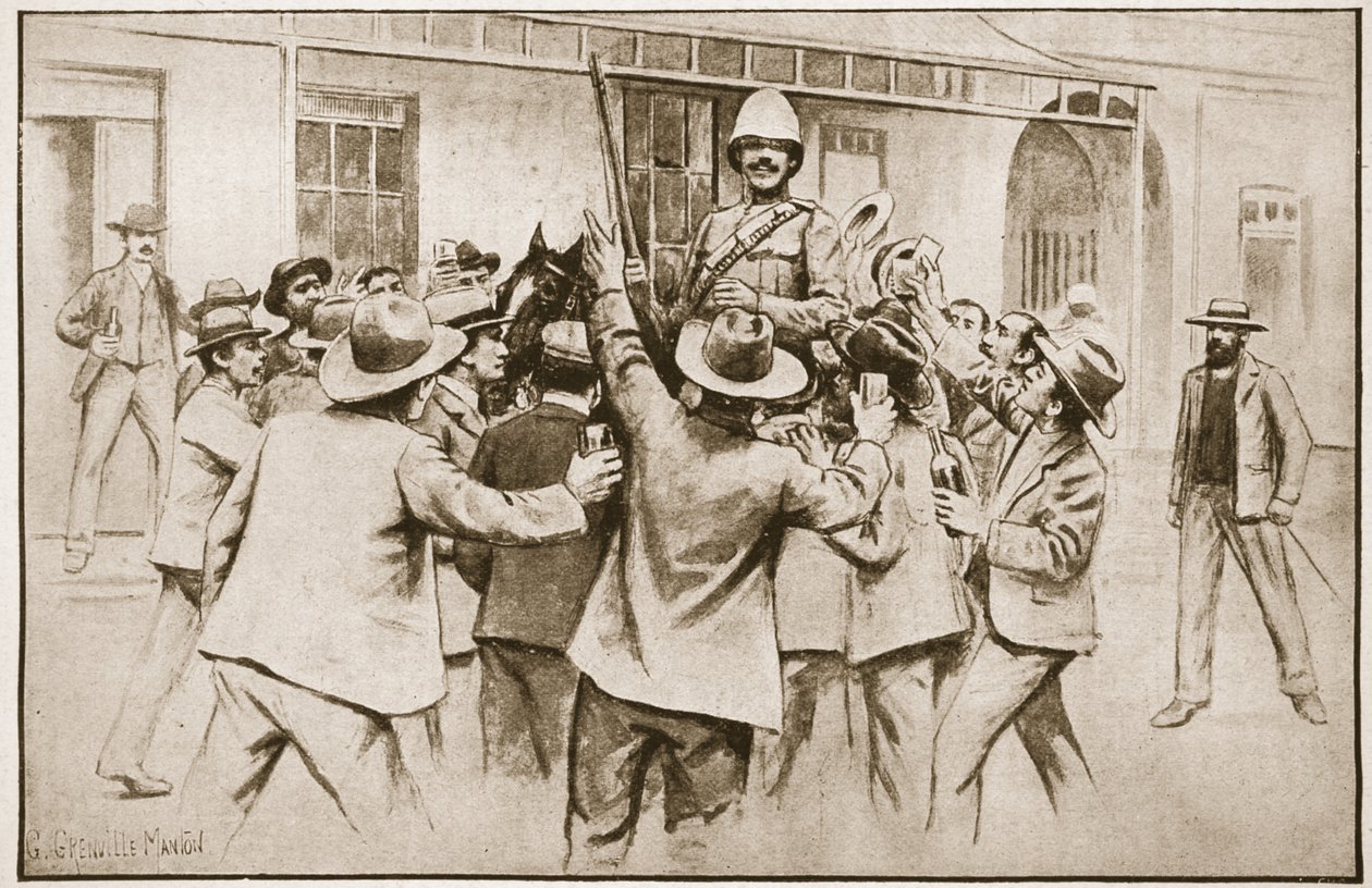 The Relief of Ladysmith: Tommy Atkins in request by G. Grenville Manton
