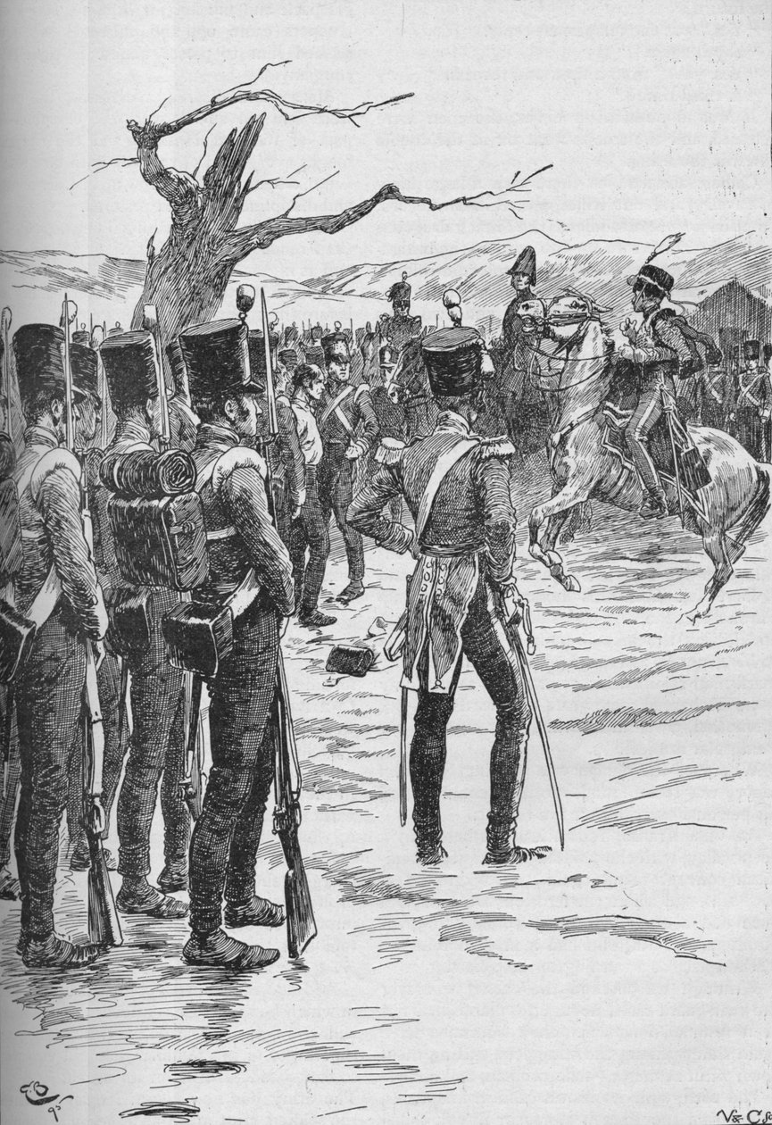 A Hussar Dashed In With The News That The Enemy Were Upon Us!, 1895, 1902 by GB