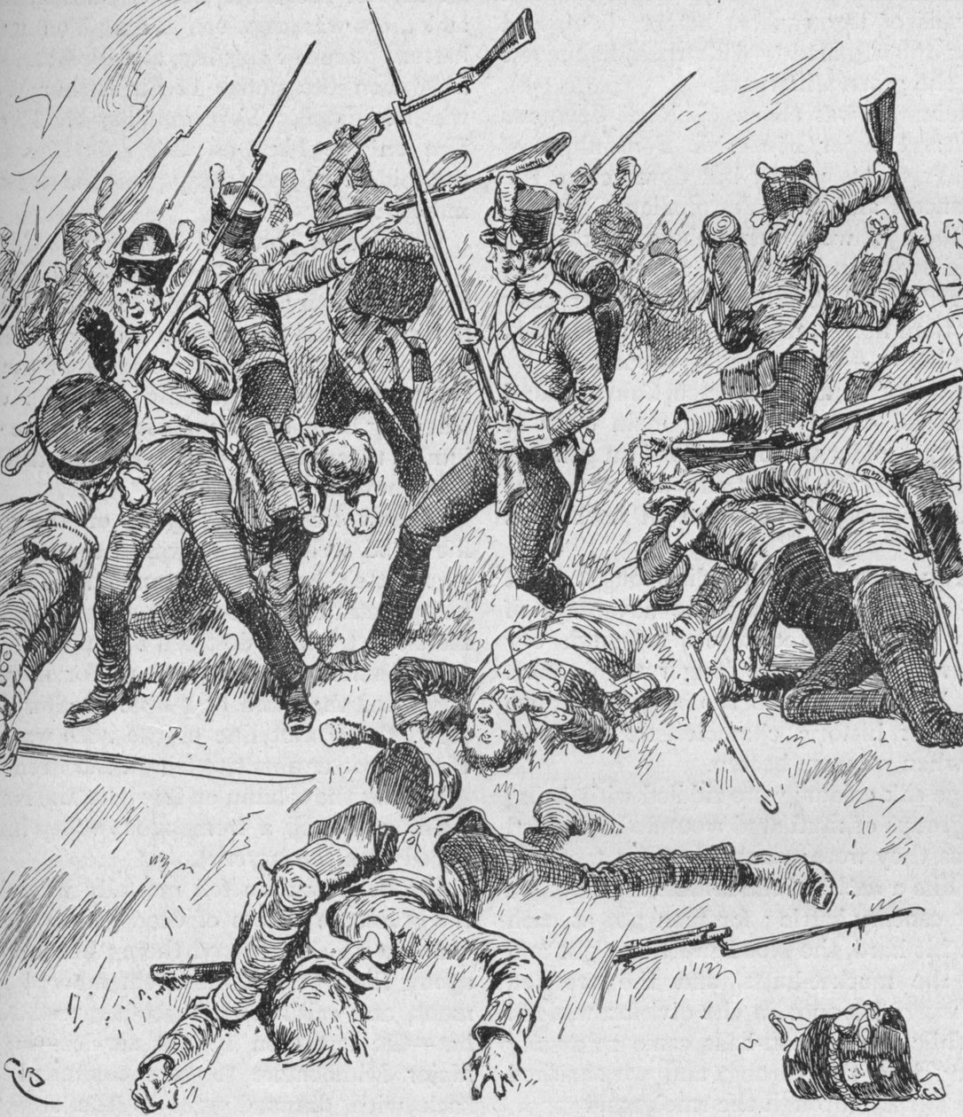 All Formation Was Lost, And Each Man Fought For Himself by GB