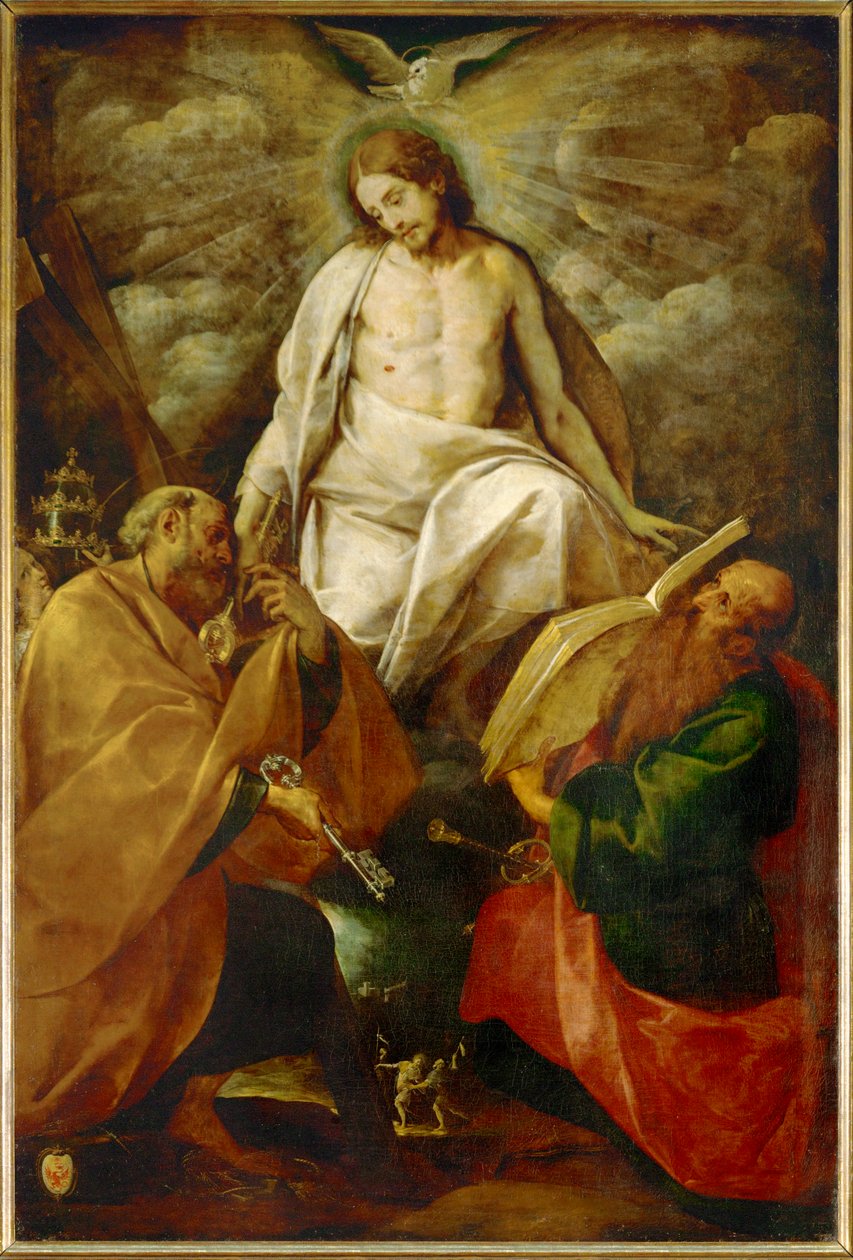 Christ Appears to Saints Peter and Paul by G.B. & Morazzone P.(1571-1626) Crespi