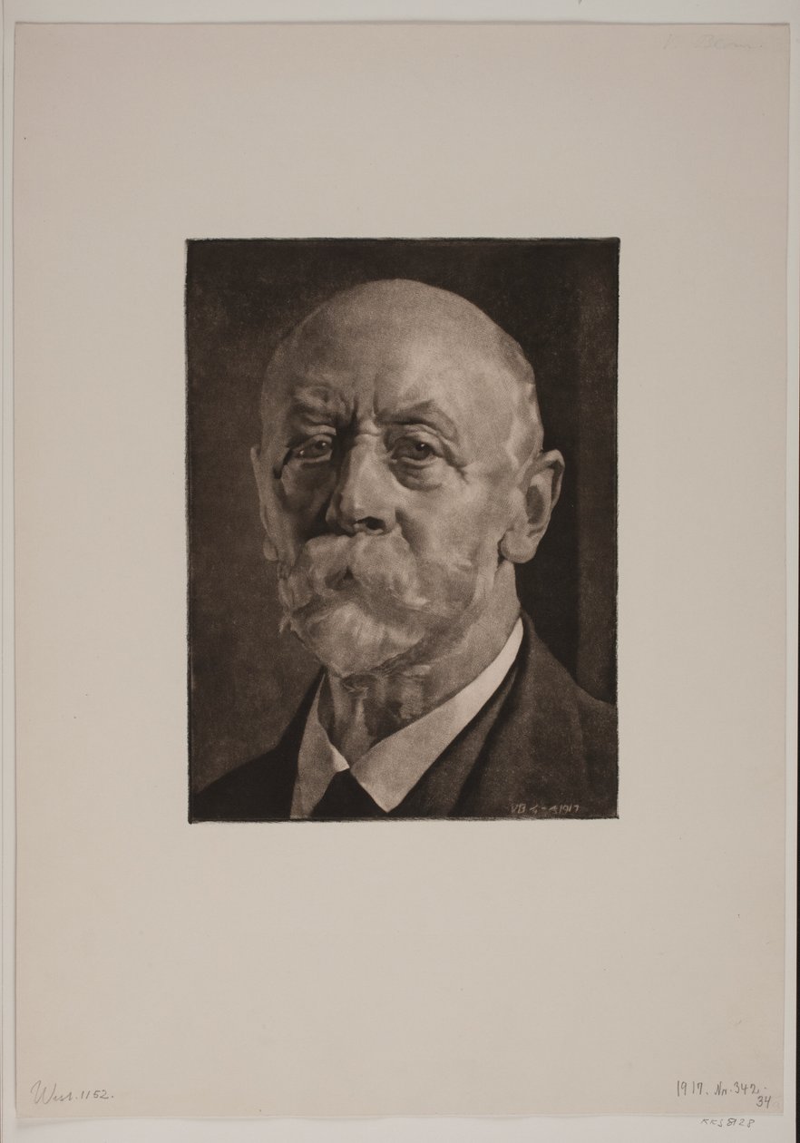 Self-Portrait by G.V. Blom