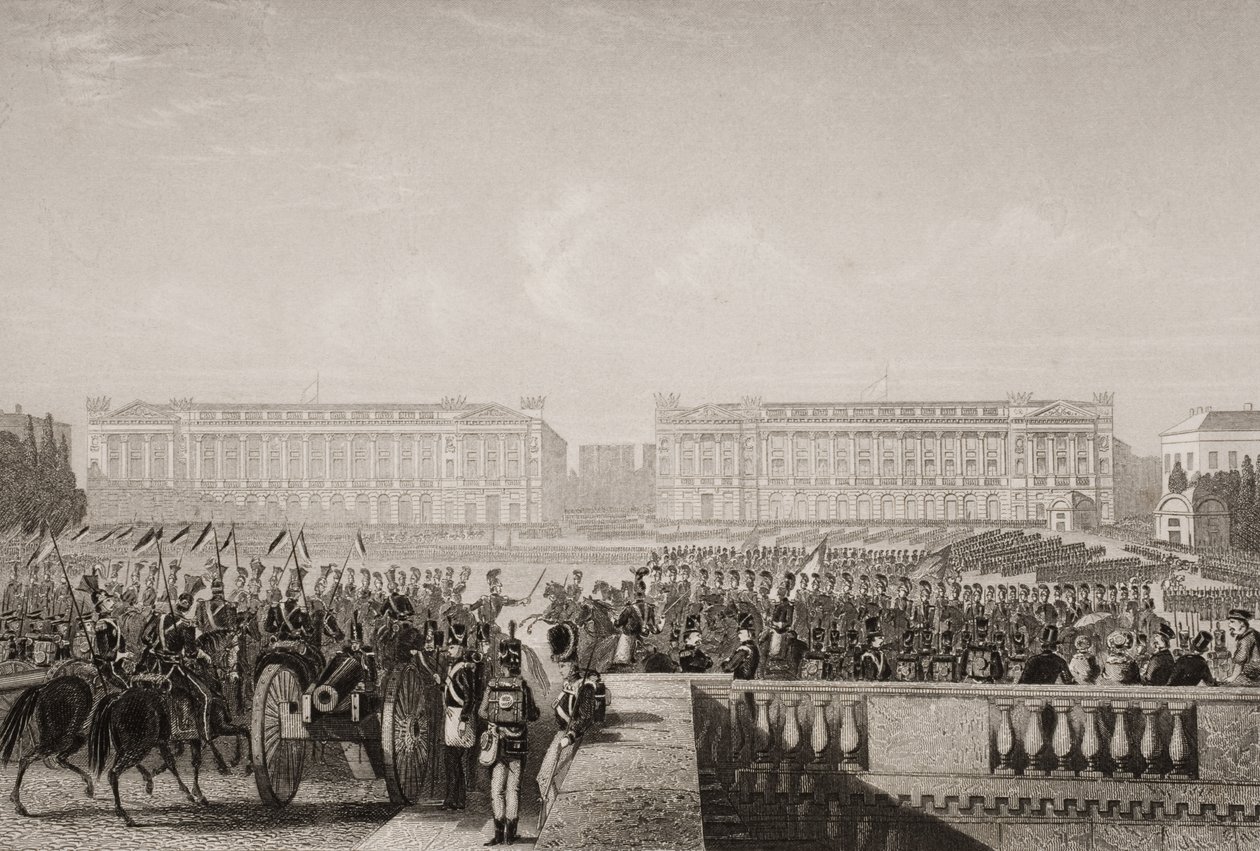 Entry of the Allies into Paris in 1815, illustration from 