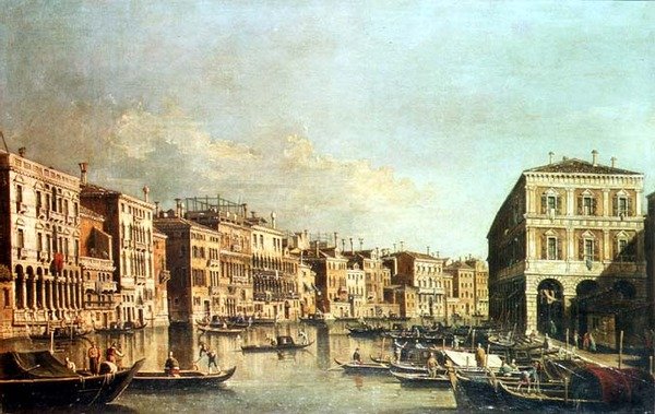 The Grand Canal, Venice by G. (Follower of A. Canaletto) Canaletto