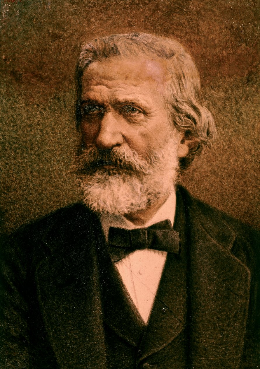 Portrait of Giuseppe Fortunino Francesco Verdi by G. Barchetta
