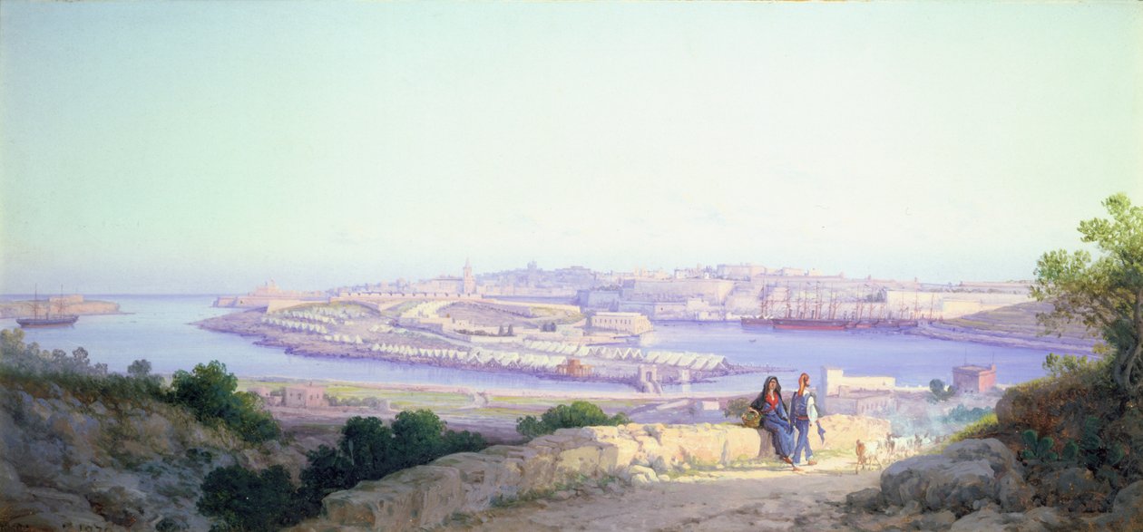 The Infantry Camp at Lazaretto, Malta by G. Gianni
