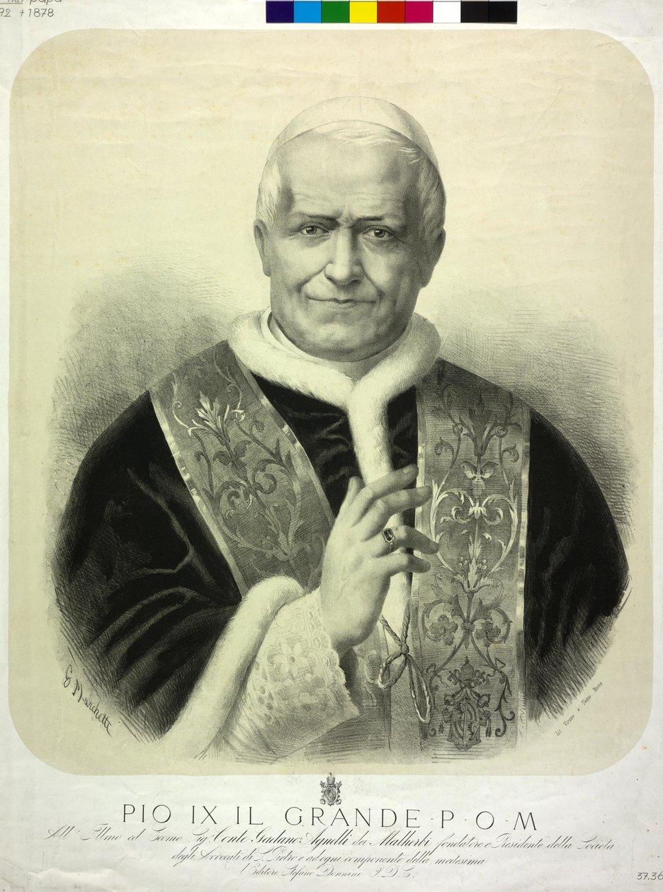 Pope Pius IX by G. Marchetti