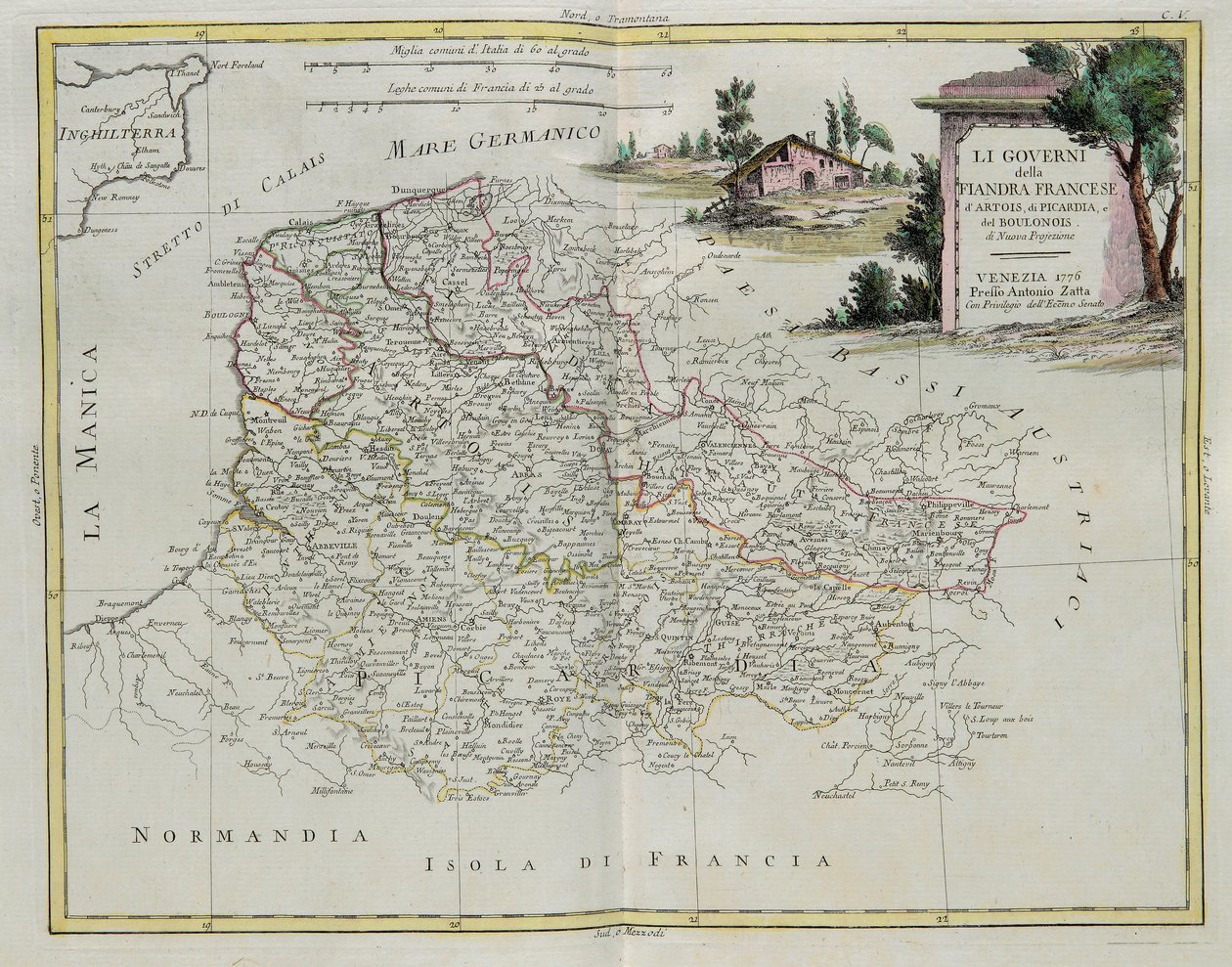 Governances of French Flanders, Artois, Picardy and Boulonois by G. Zuliani