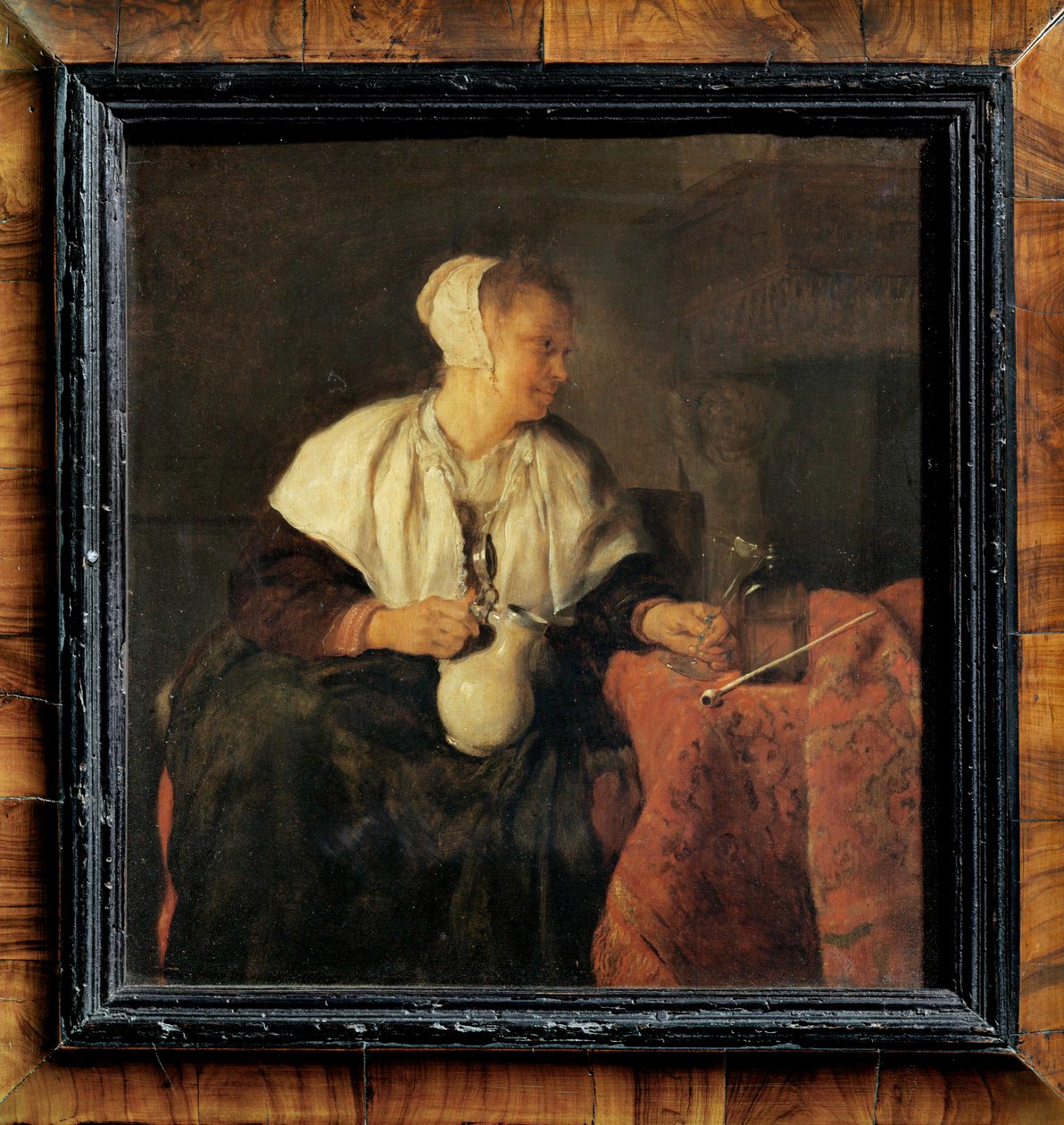 The female drunkard by Gabriel (attr. to) Metsu
