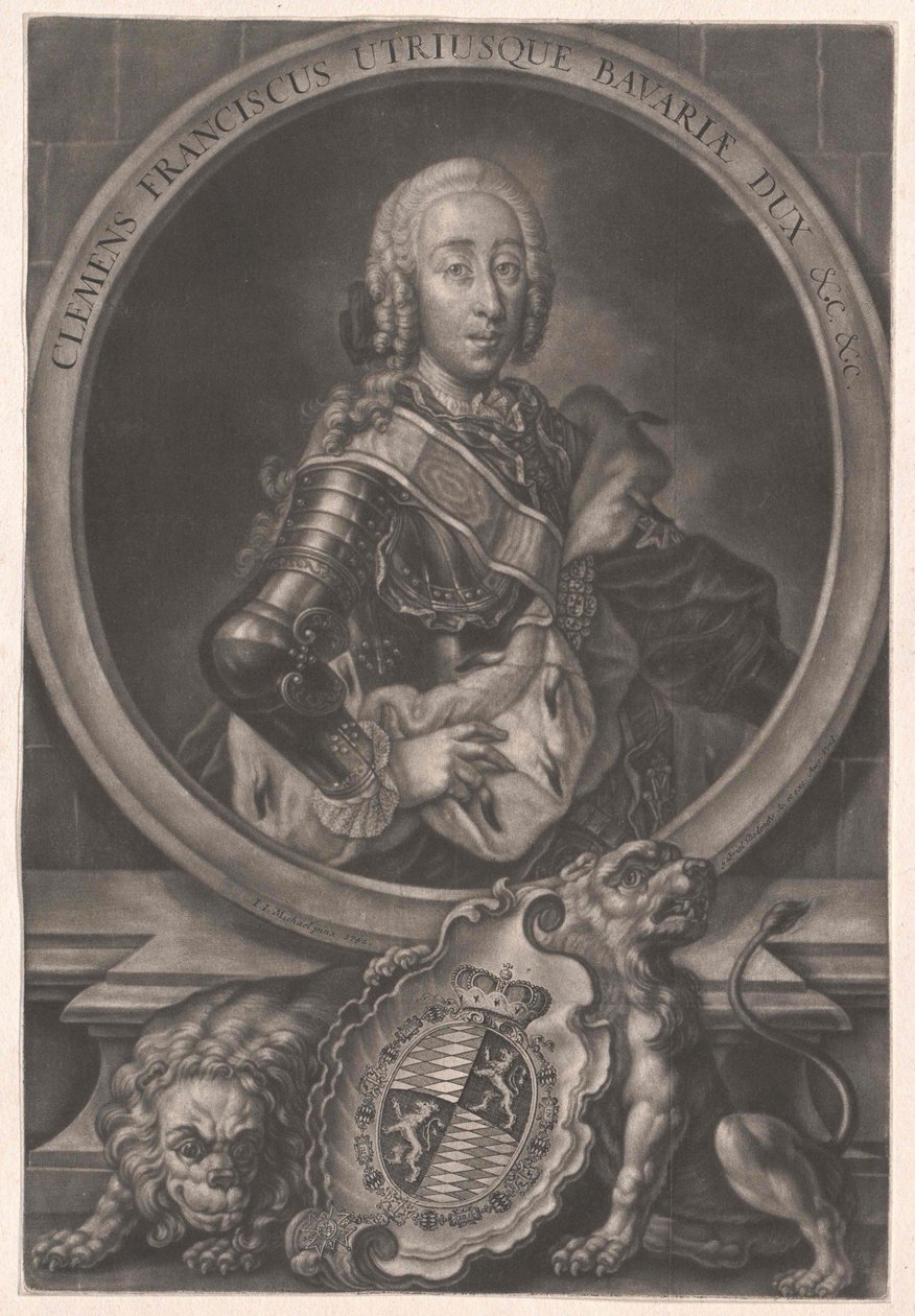 Clement Francis of Bavaria by Gabriel Bodenehr the Younger