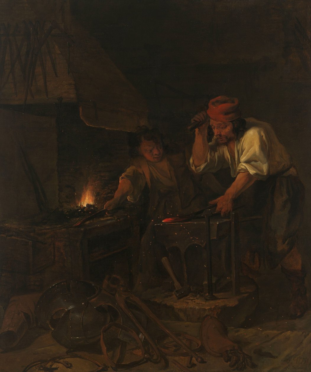 The Weaponsmith by Gabriel Metsu