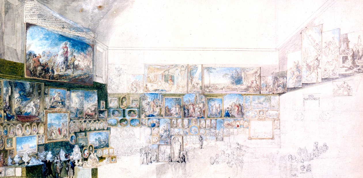 Cabinet of Drawings, c. 1744-1780 by Gabriel de Saint Aubin