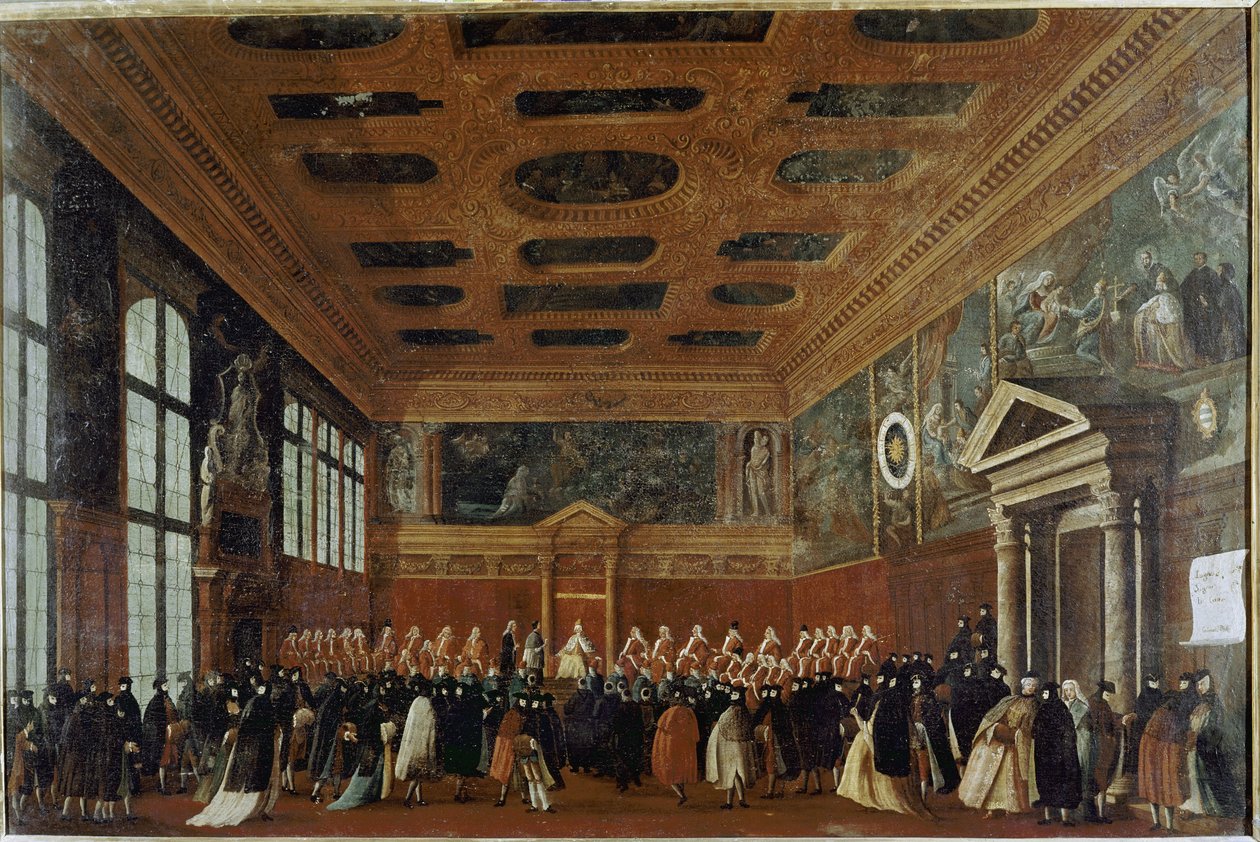 Reception of Ambassadors at the Collegio by Gabriele Bella