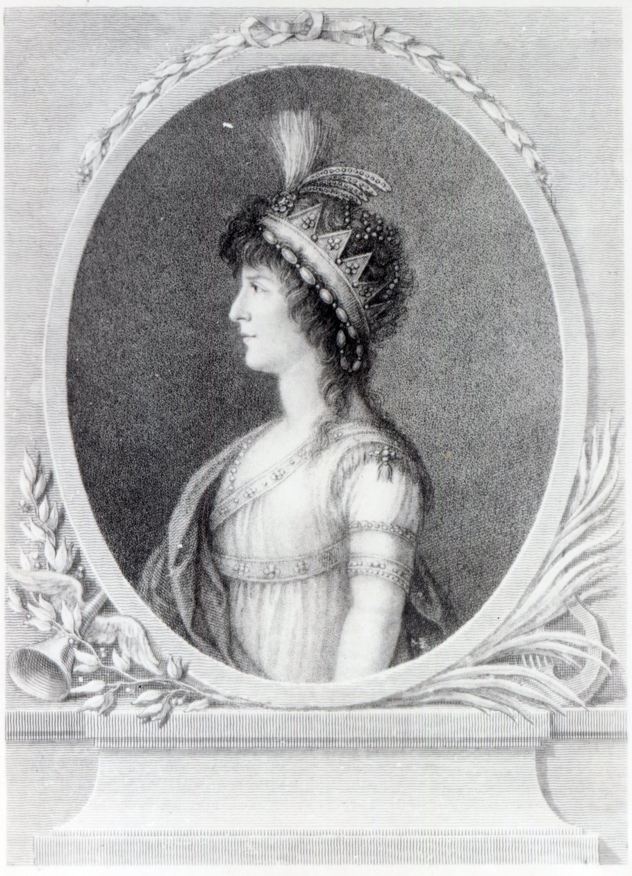 Angelica Catalani, engraved by Francesco Bartolozzi, 1802 by Gaetano Basteris