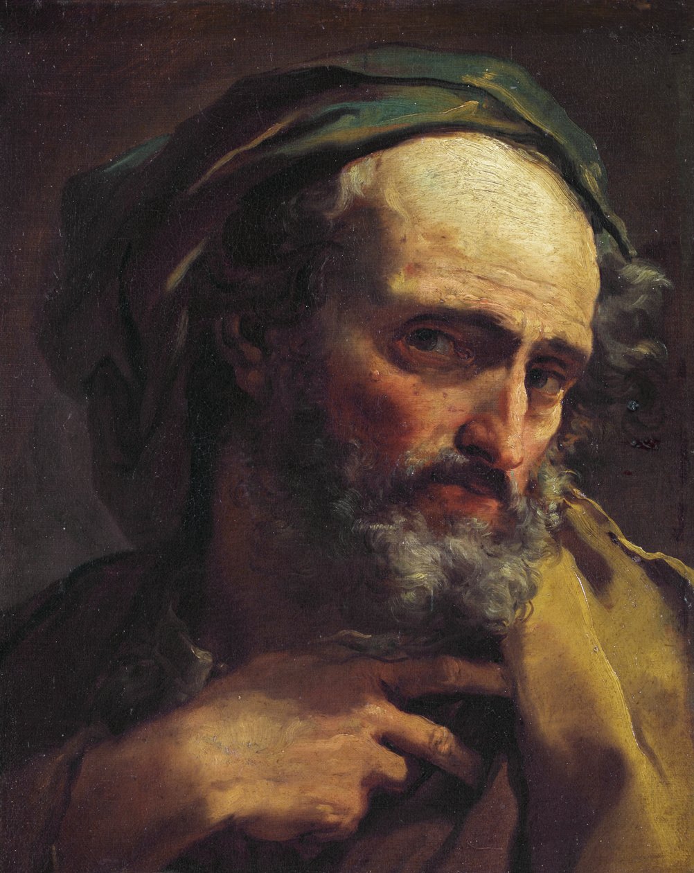 Study of a Bearded Man by Gaetano Gandolfi