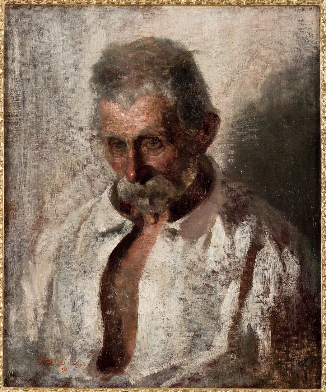 Portrait of an Old Man by Gaetano Bellei