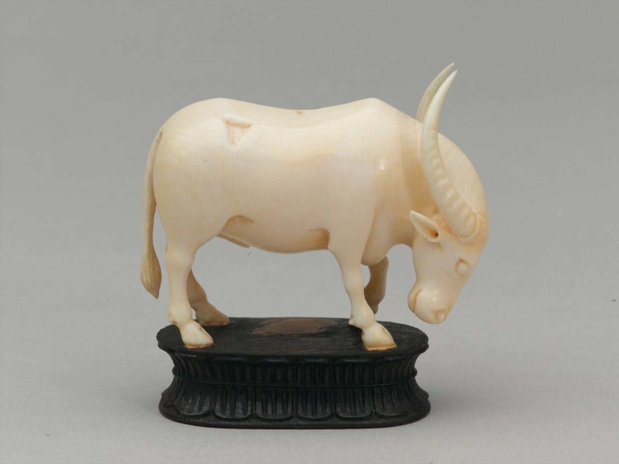 Black Bishop, Chess Piece, India, Circa 1820 by Gaetano Zancon