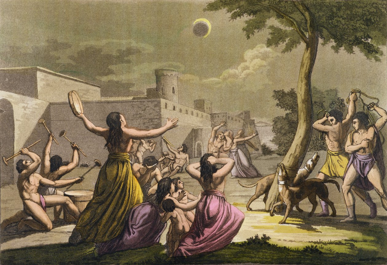 Terror of the Peruvians during an Eclipse of the Moon, from 