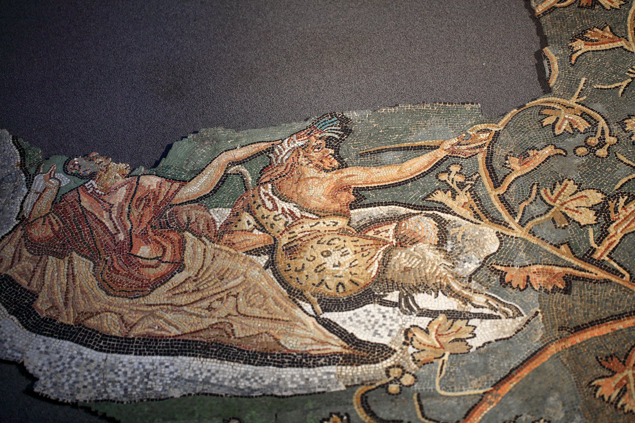 Mosaic Depicting Lycurgus Punishment by Gallo-Roman