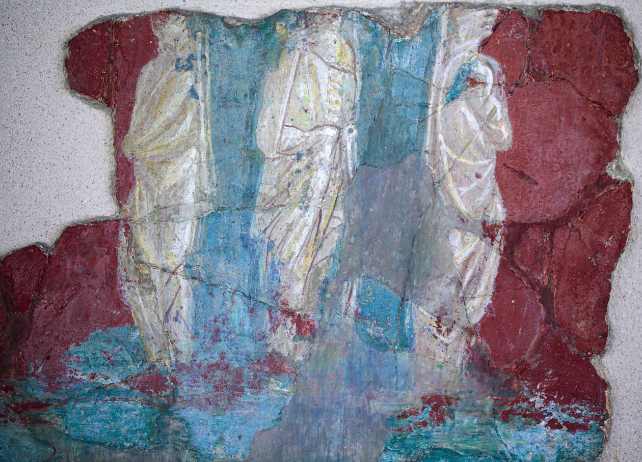 Roman Wall-Painting by Gallo-Roman