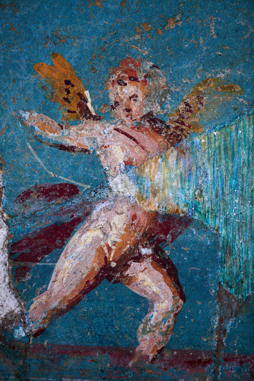 Roman Wall-Painting by Gallo-Roman