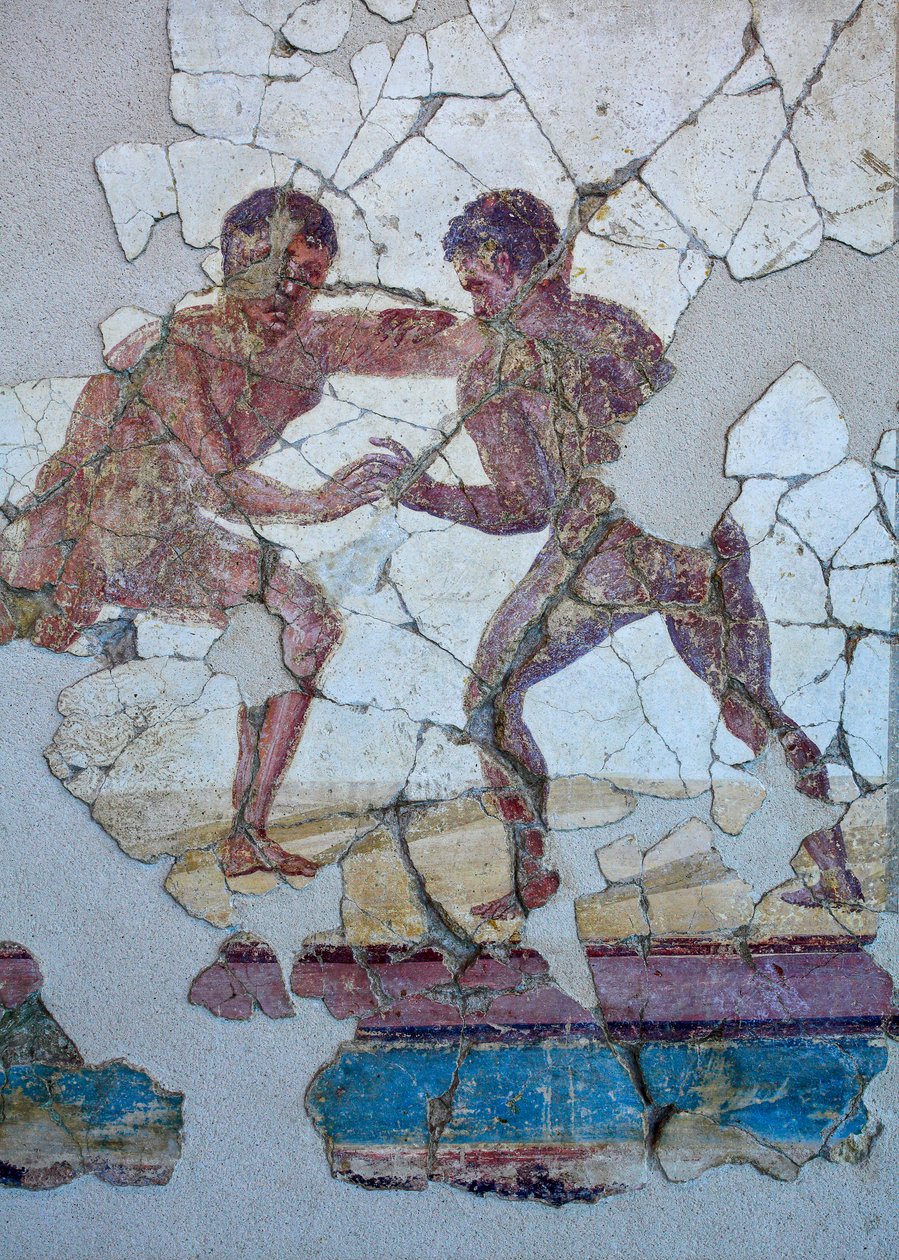 Roman Wall-Painting by Gallo-Roman Gallo-Roman