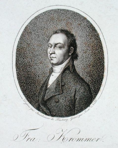 Franz Krommer engraved by Jean Neidl by Gandolph Ernst (after) Stainhauser