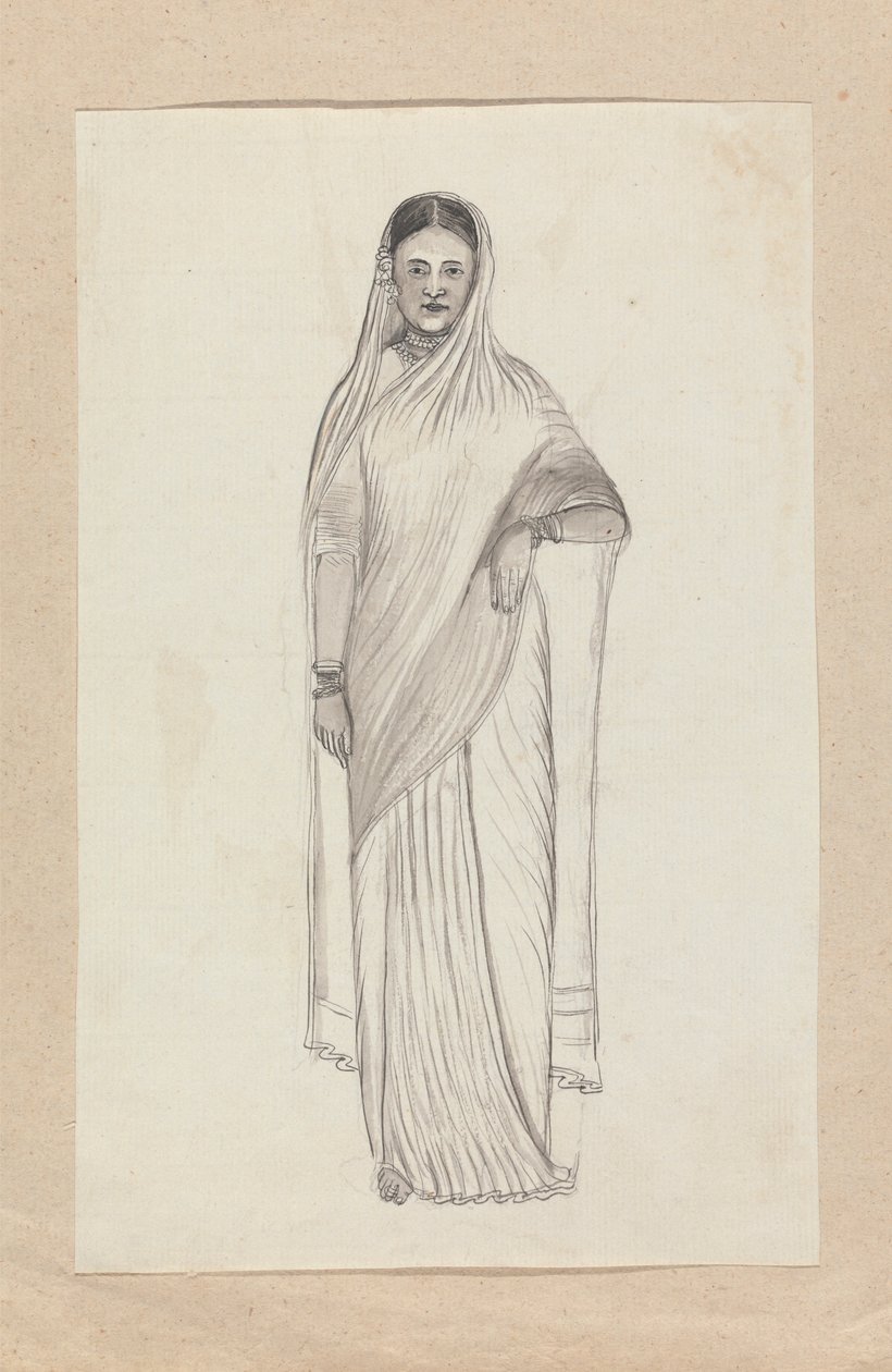 Indian Woman by Gangaram Chintaman Tambat