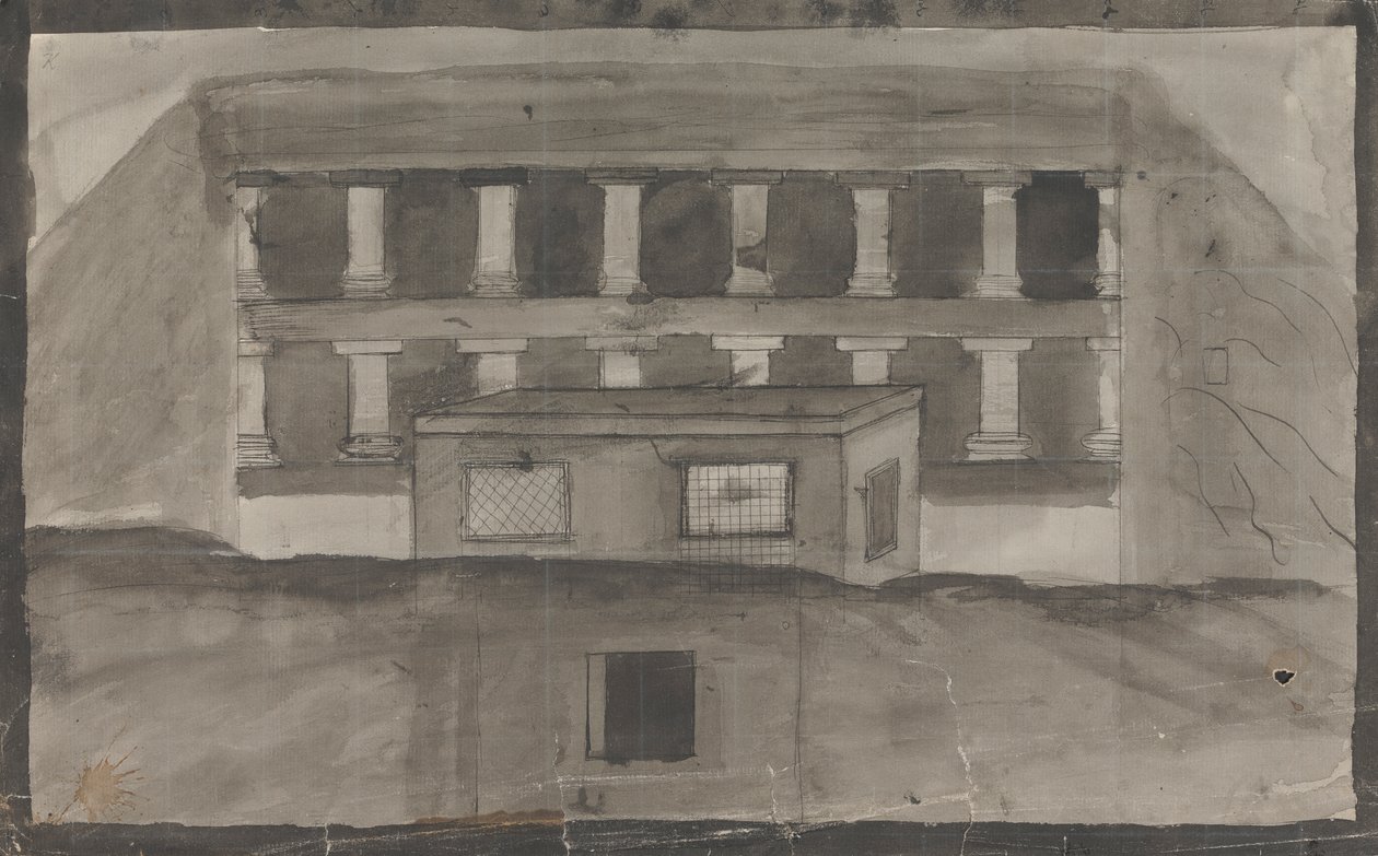 Temple Entrance, Ellora by Gangaram Chintaman Tambat