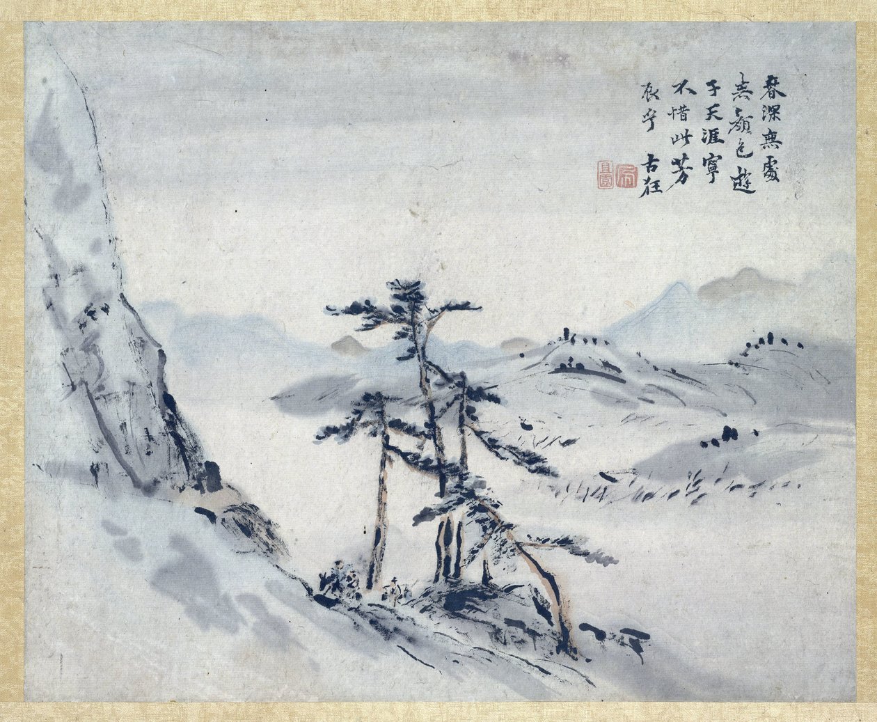 Painting by Gao Qipei