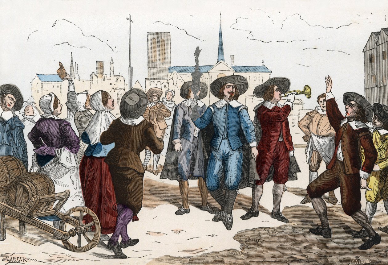 Men selling wine by Garcia (after)