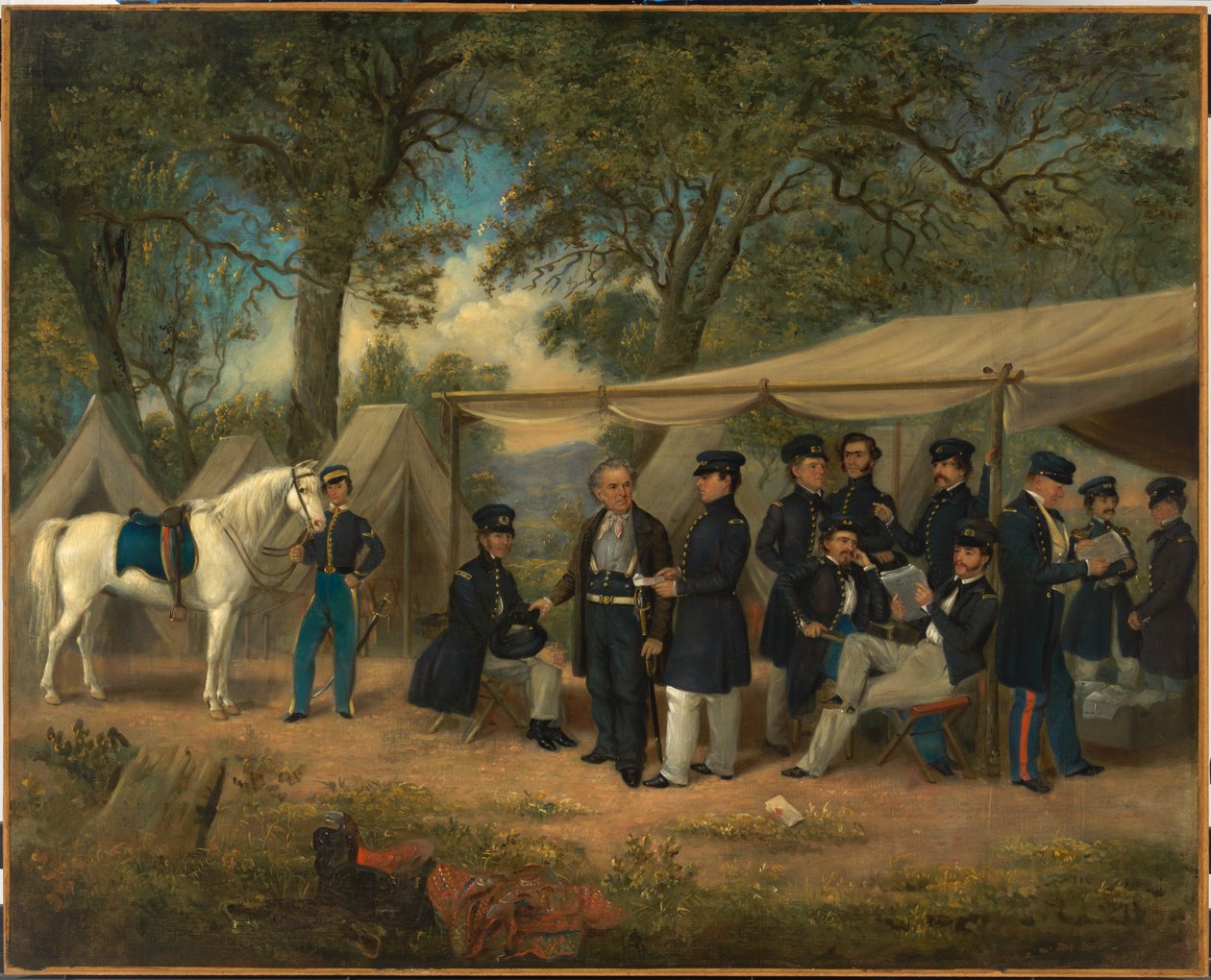 Zachary Taylor at Walnut Springs by Garl William Jr. Brown