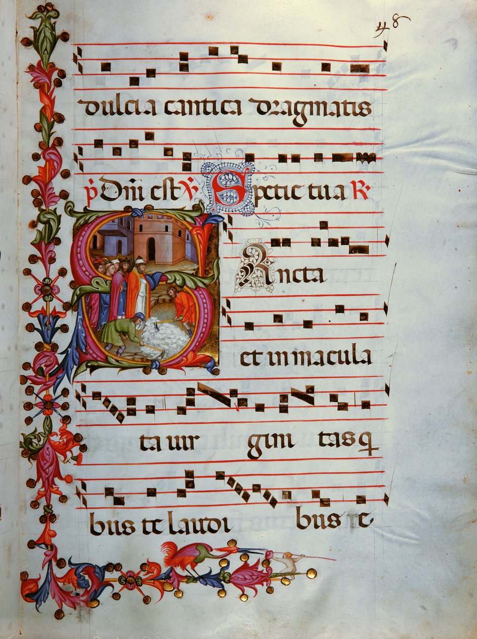 Antiphonary in Note 7, a Book which Contains the Chants to be Sung by the Choir during Mass by Garo Nalbandian