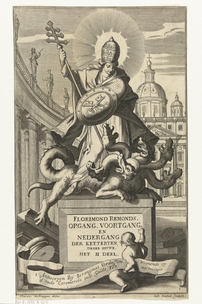 Catholicism Overcomes Heresy by Gaspar Bouttats