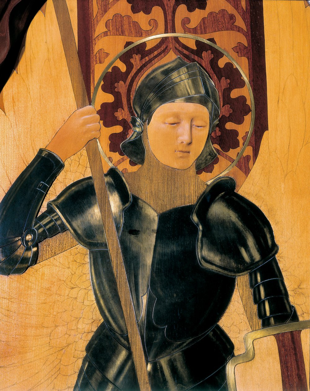 Saint George (detail) by Gaspar Homar i Mesquida