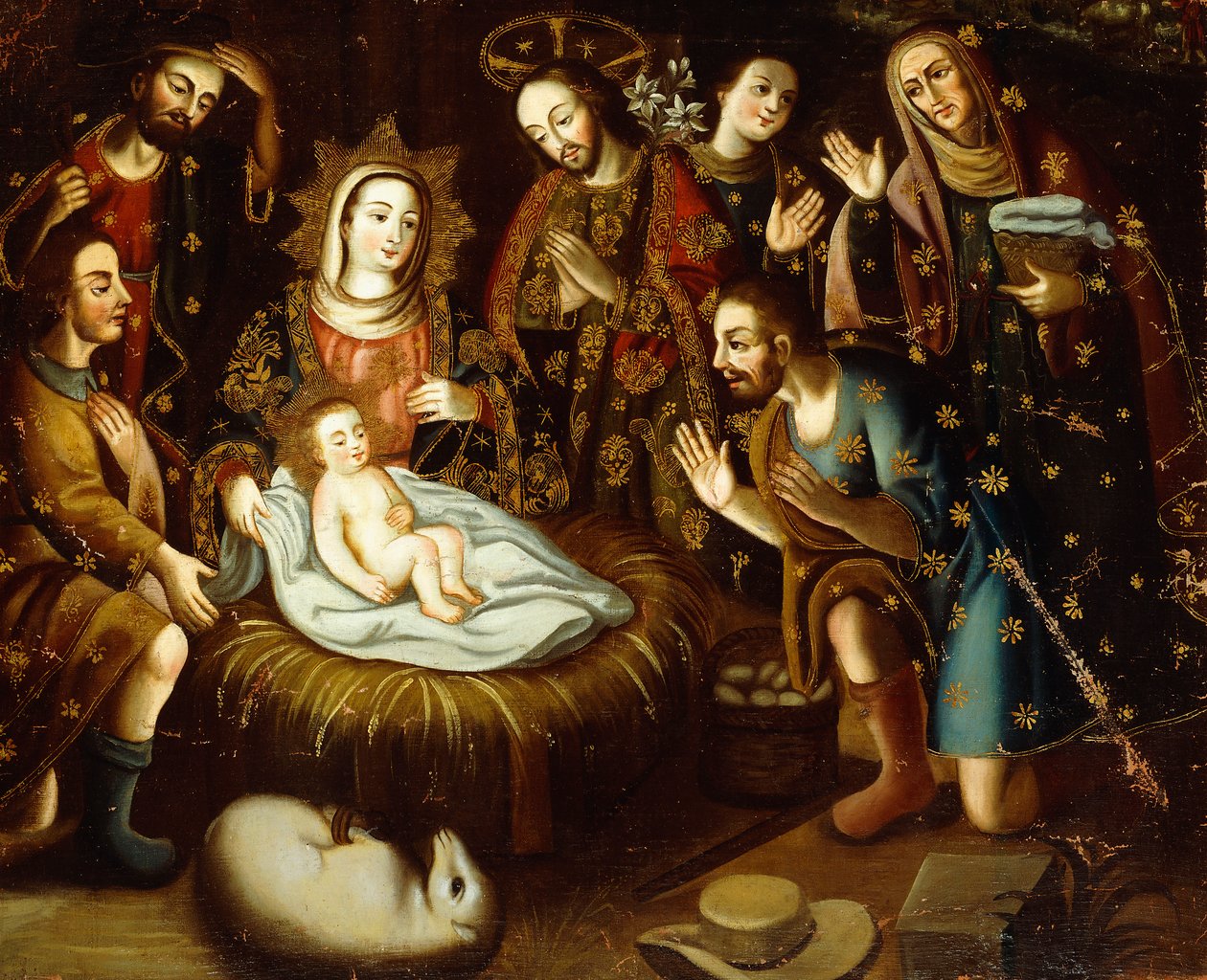 Adoration of the Shepherds by Gaspar Miguel de Berrio