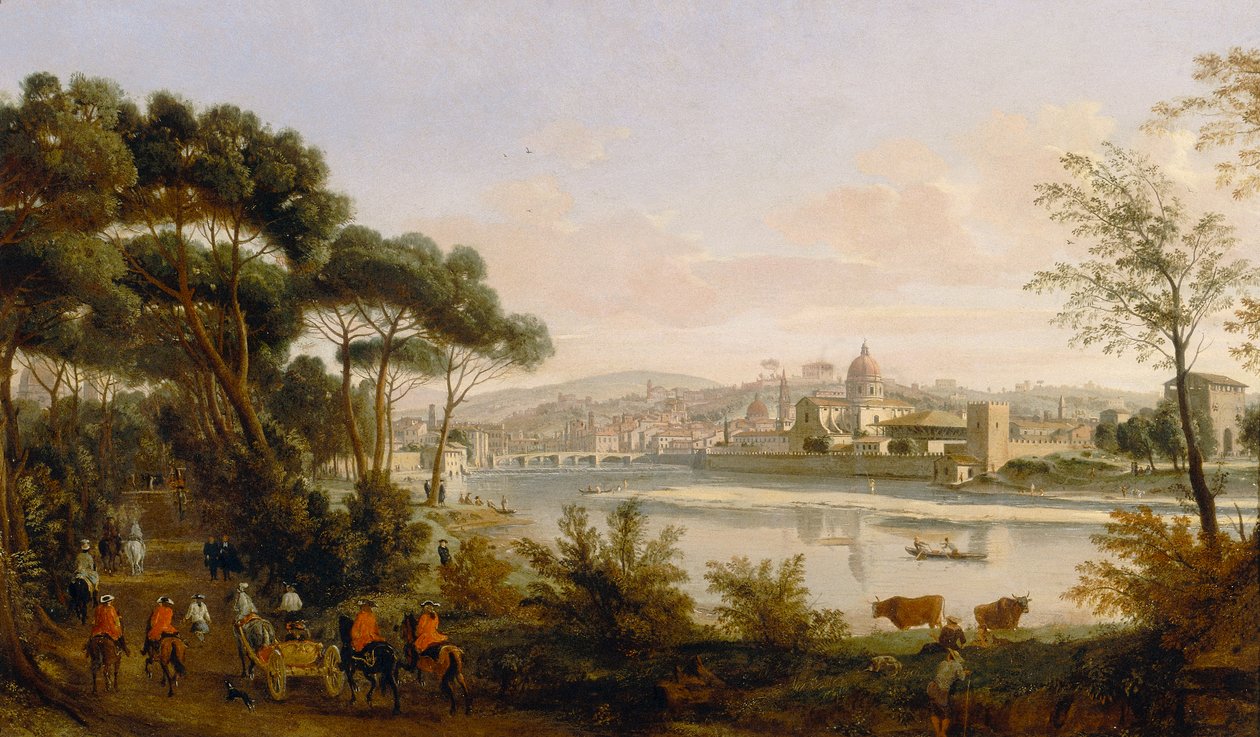 View of Florence by Gaspar van Wittel