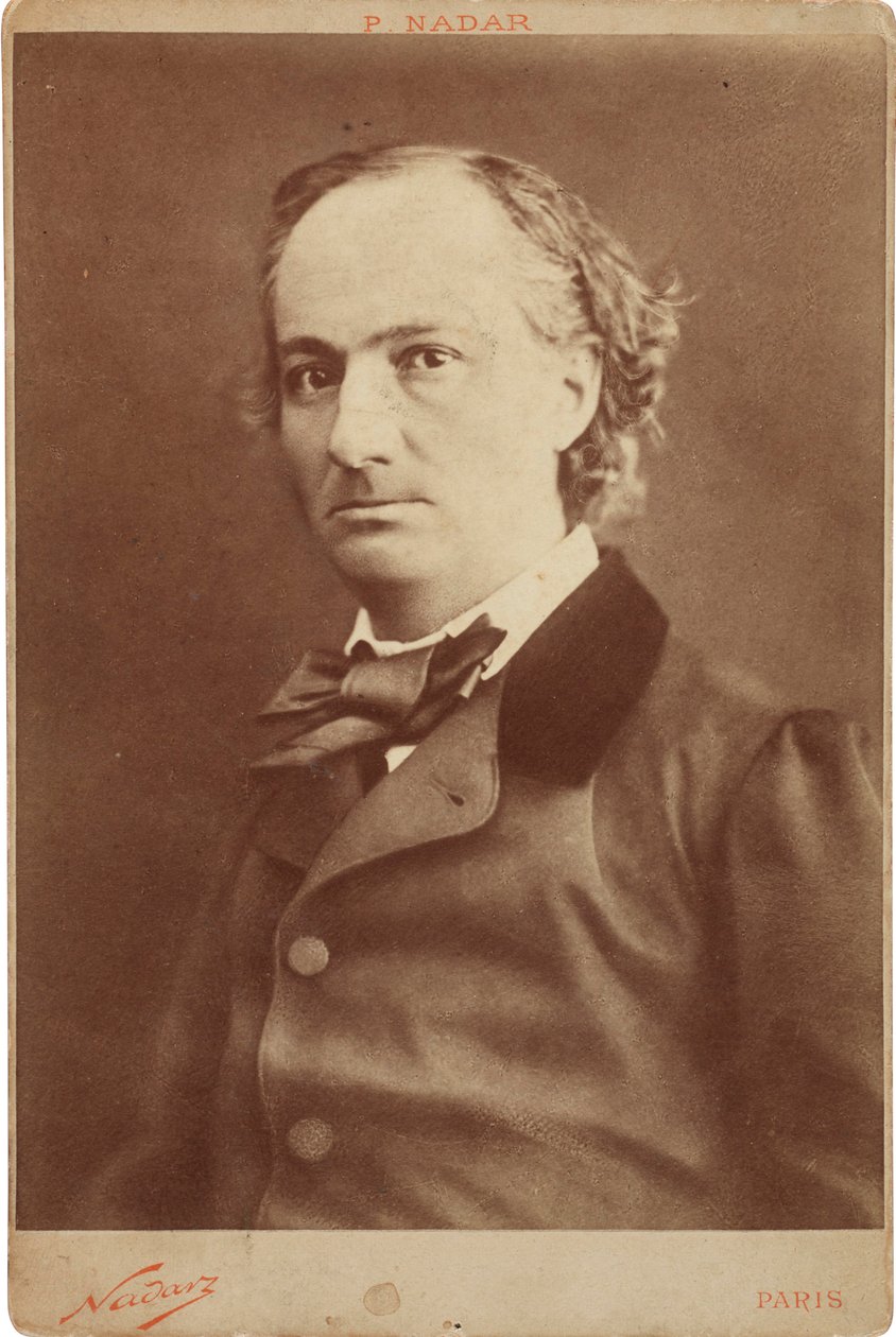Portrait of Charles Baudelaire by Gaspard Félix Nadar