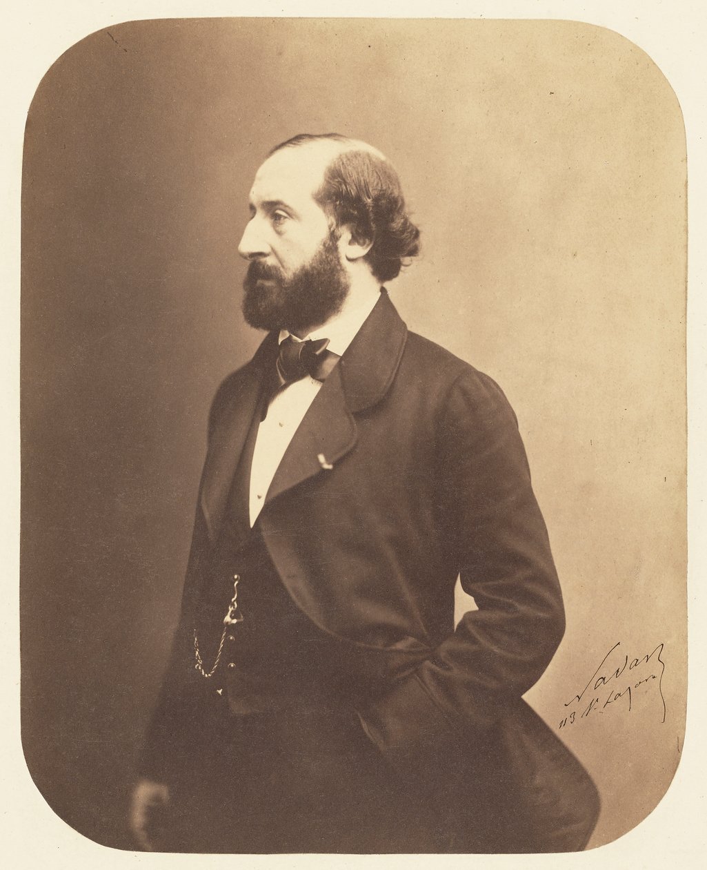 Portrait of Émile Augier by Gaspard Félix Nadar