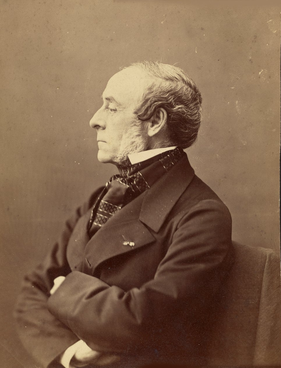 Portrait of Ernest Legouvé by Gaspard Félix Nadar