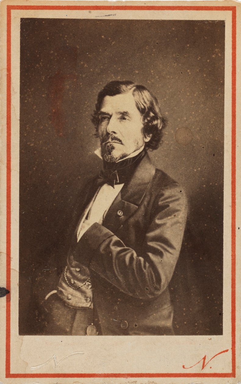 Portrait of Eugene Delacroix 1798-1863, 1858 by Gaspard Félix Nadar