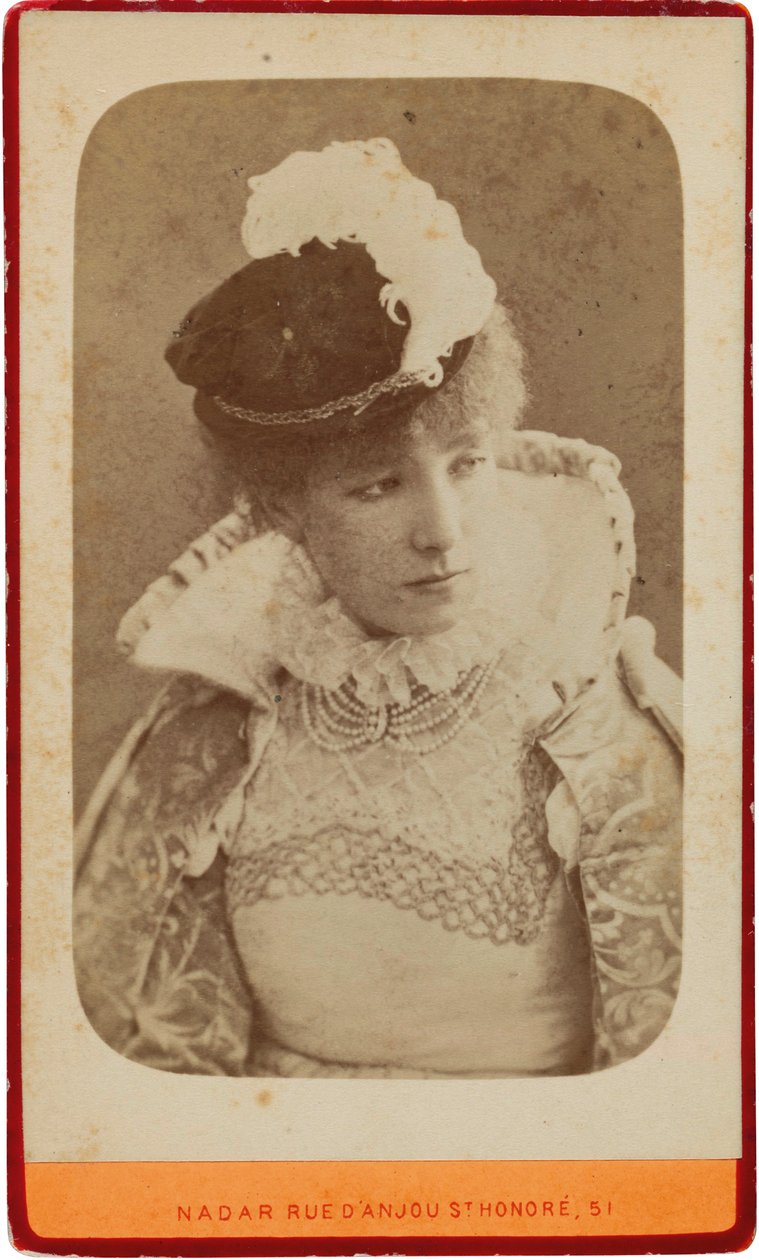 Portrait of Sarah Bernhardt 1844-1923, ca 1865 by Gaspard Félix Nadar