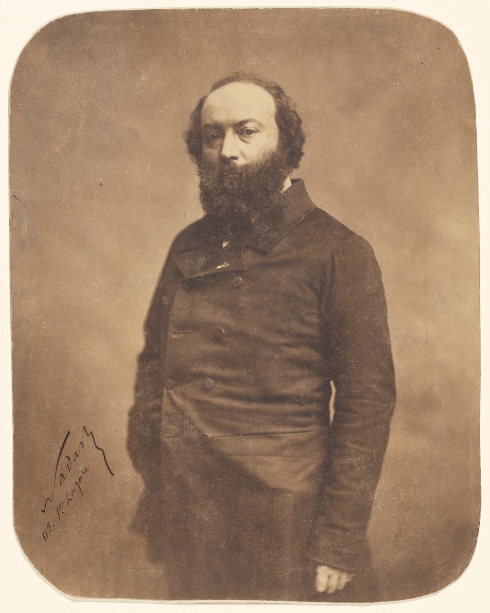 Portrait of Théodore Rousseau by Gaspard Félix Nadar